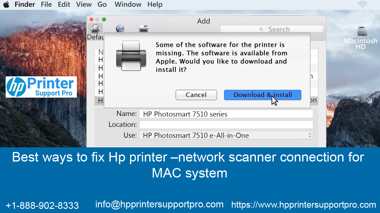 where to find hp utility on mac