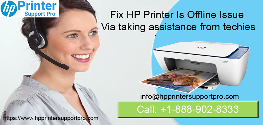 Fix HP Printer Is Offline Issue via taking assistance from techies