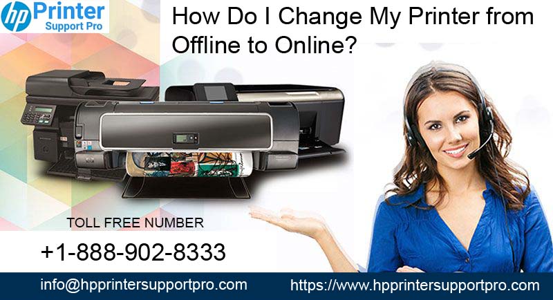 I Change My Printer from Offline to Online, HP Printer Support
