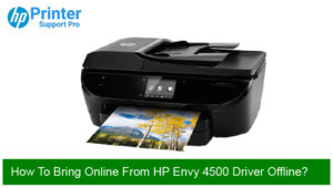 Bring Online From HP Envy 4500 Driver Offline
