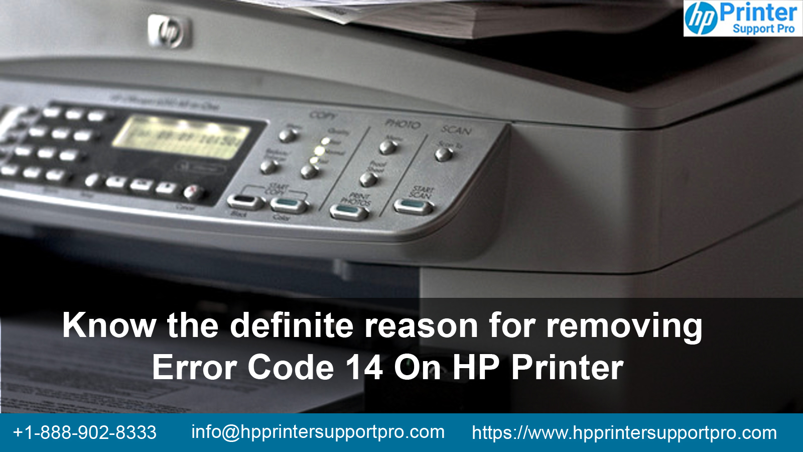 Know the definite reason for removing Error Code 14 On HP Printer