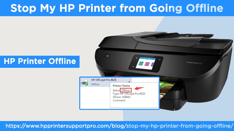 hp printer offline