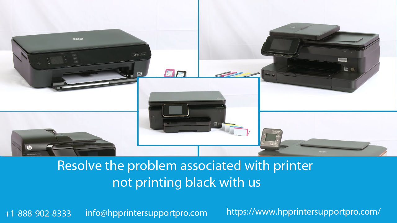 Resolve the problem associated with printer not printing black with us