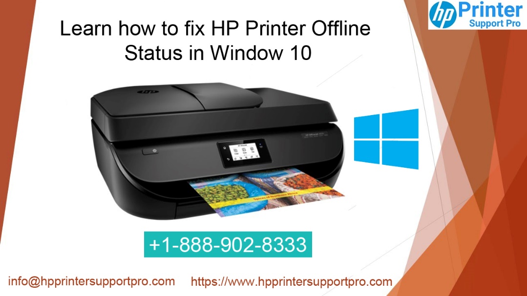 Learn how to fix HP Printer Offline status in window 10