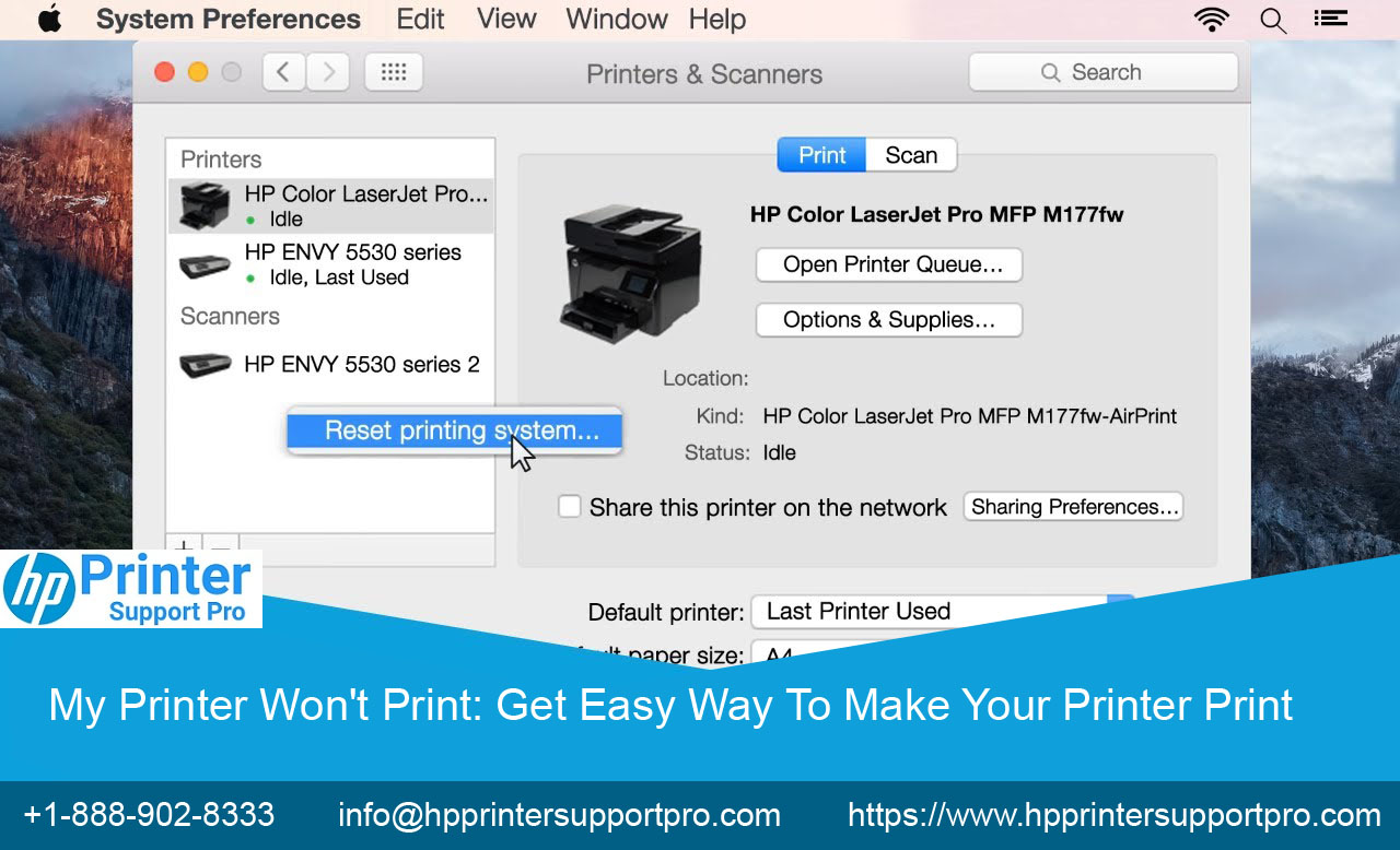 My Printer Won’t Print: Get Easy Way To Make Your Printer Print