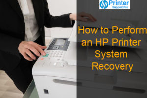 HP printer System Recovery 