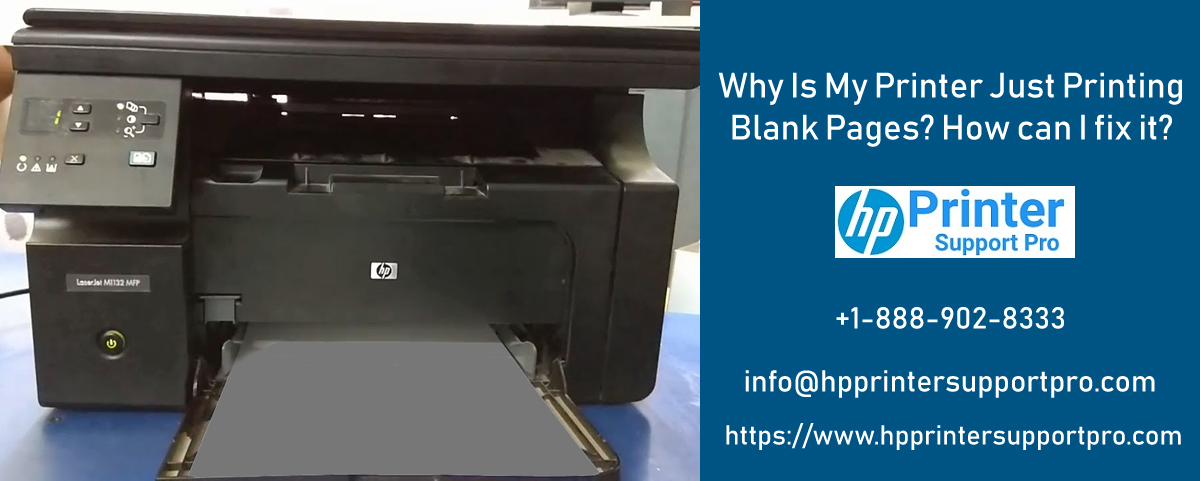 1-205-690-2254 @ My Printer Just Printing Blank Pages? How can I fix it