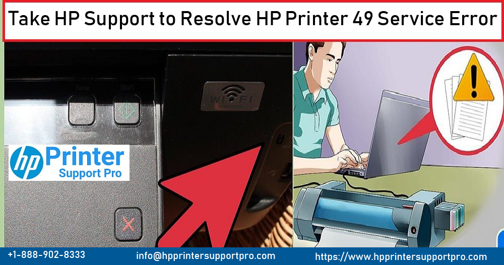 Take HP Support to resolve HP Printer 49 Service Error