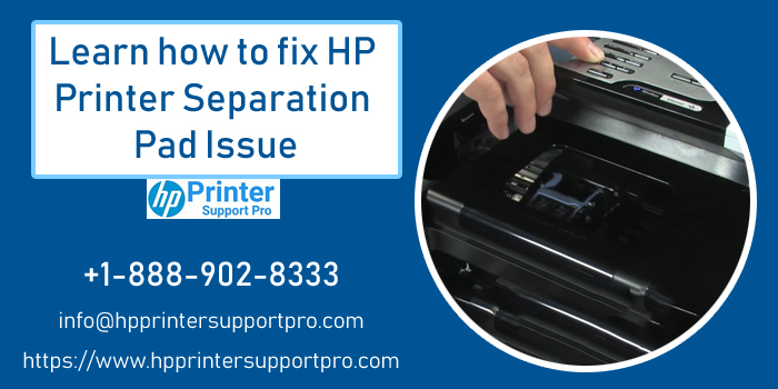HP Printer Separation Pad Issue