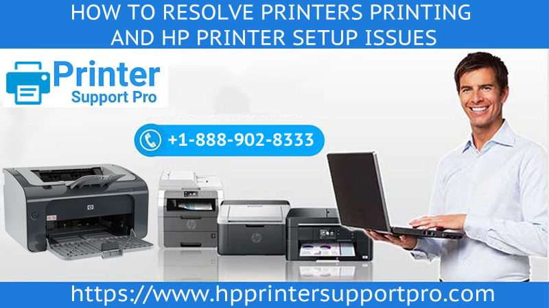 How to resolve Printers Printing and HP printer setup issues?