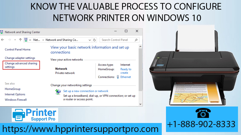 Know the valuable process to configure network printer on windows 10