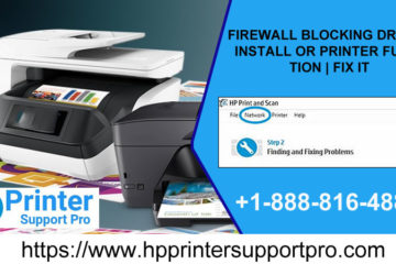 Fix Firewall Blocking Driver Install or Printer Function