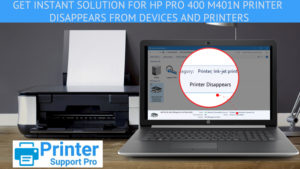 Pro 400 M401N Printer Disappears from Devices and Printers