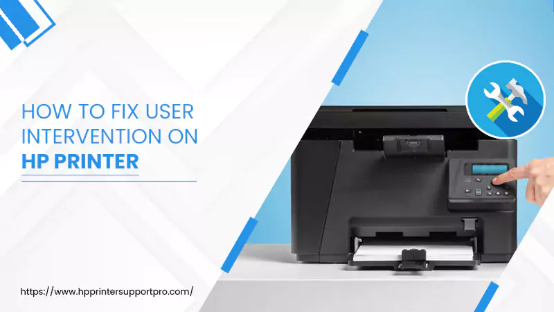 Fix user intervention on HP Printer