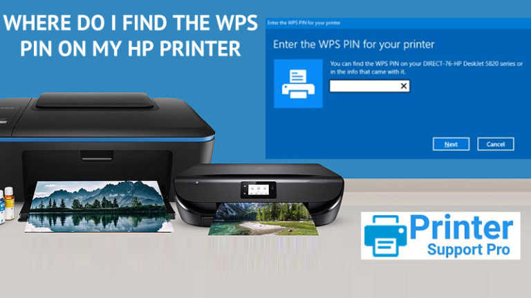 Where Do I Find The WPS Pin On My HP Printer? 1-205-690-2254