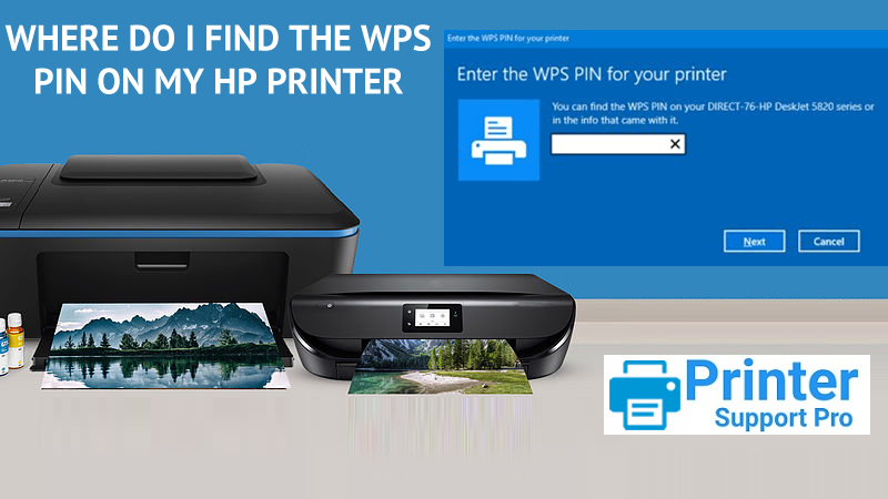 What Are The Steps To Find Wps Pin On The Hp Printer Hp Printer ...