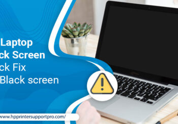 hp laptop black screen