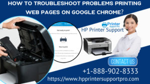 How to Troubleshoot Problems Printing Web Pages on Google Chrome?