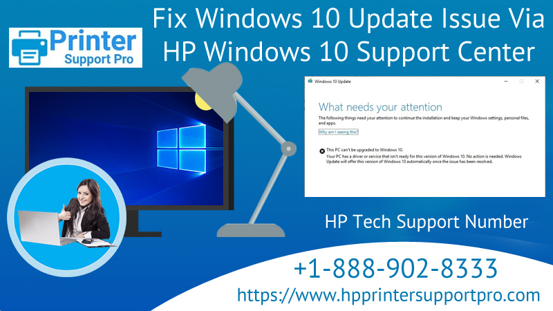 Fix Windows 10 Update Issue Via HP Windows 10 Support Center