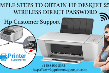 Simple Steps to obtain HP Deskjet 2540 wireless direct password