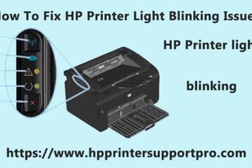 HP Printer Light Blinking
